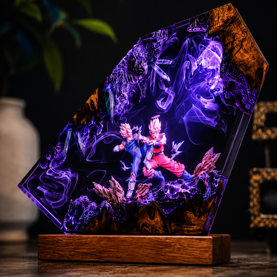 Anime Crystal LED Lamp
